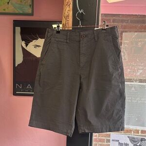 American Eagle Outfitters Charcoal Flat Front Shorts